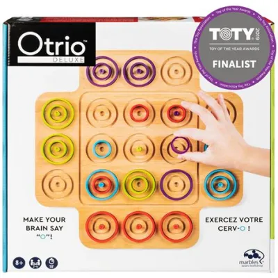 Otrio: Uma Jornada de Estratégia Visual e Habilidade com Blocos Luminosos!